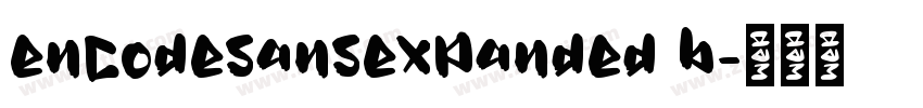 encodesansexpanded b字体转换